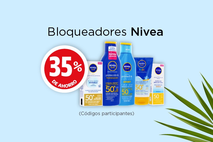 bloqueadores nivea 35% de ahorro